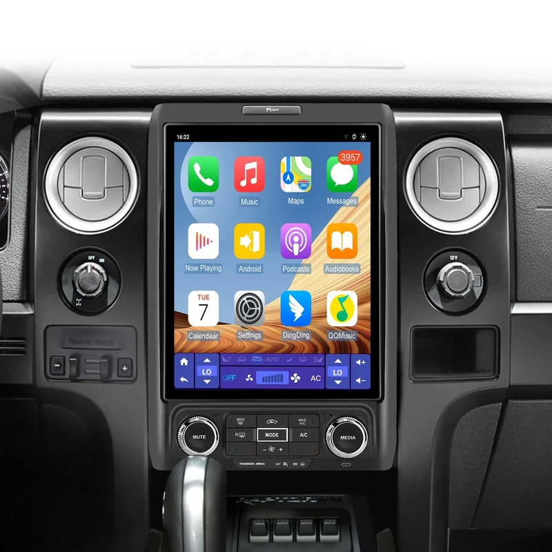 AWESAFE Car Radio Stereo for Ford F150 2013-2014 ,4G+64G,Qualcomm Chip,Dual Bluetooth,Carplay&Android Auto