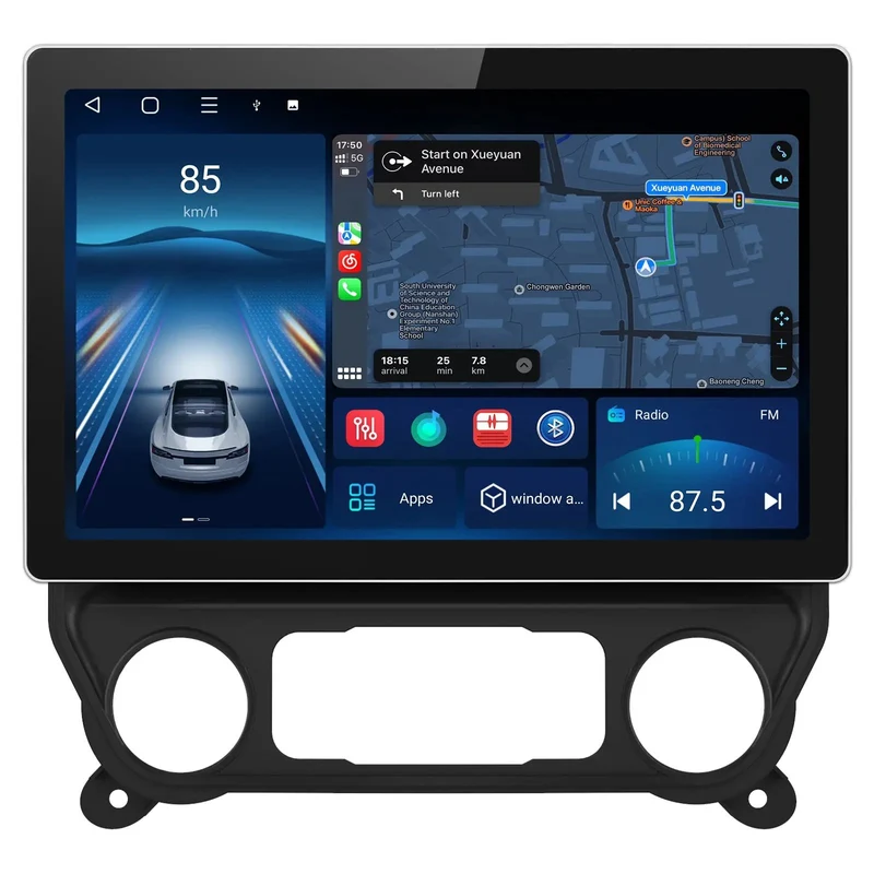 AWESAFE AWESFE Car Radio with CarPlay for Chevrolet Silverado - . -inch -Core An 2013-2019