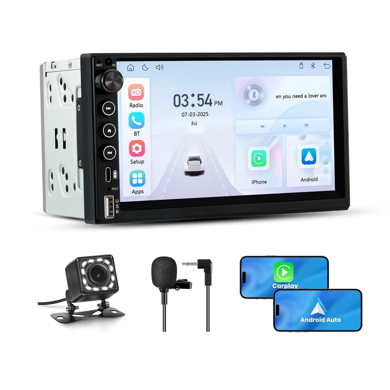 AWESAFE Screen Car Radio for Car Inch