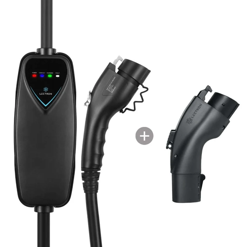 Lectron Tesla (NACS) to J1772 Adapter + Level 2 J1772 Portable Charger (NEMA 14-50 Version) Bundle