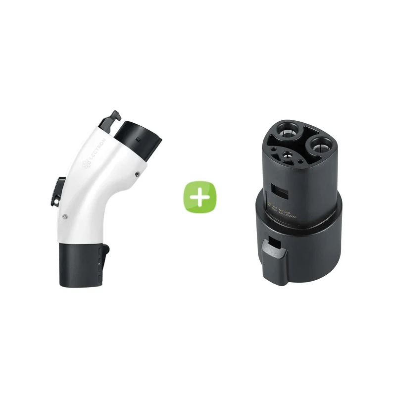 Lectron J1772 to Tesla (NACS) Adapter + Tesla (NACS) to J1772 Adapter Bundle