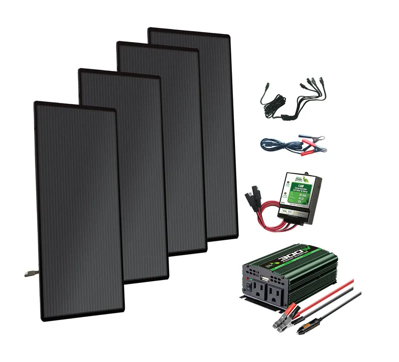 Nature Power 72 Watt Amorphous Complete Solar Panel Kit