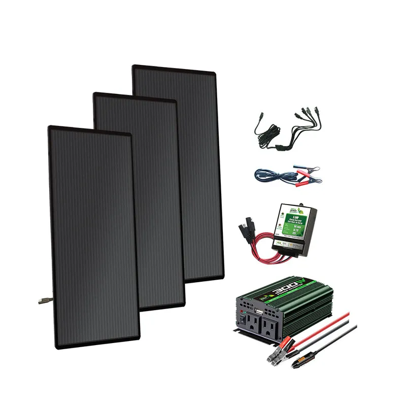 Nature Power 66 W Amorphous Complete Solar Panel Kit