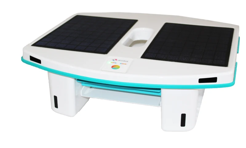 Solar Pool Cleaner Skimbot AI Surface Robot for Pool Maintenence and Cleaning