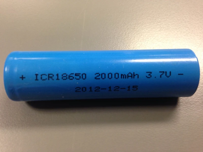 Lithium Ion Battery for SGG Solar Lights 2000 mAh 3.7 Volt
