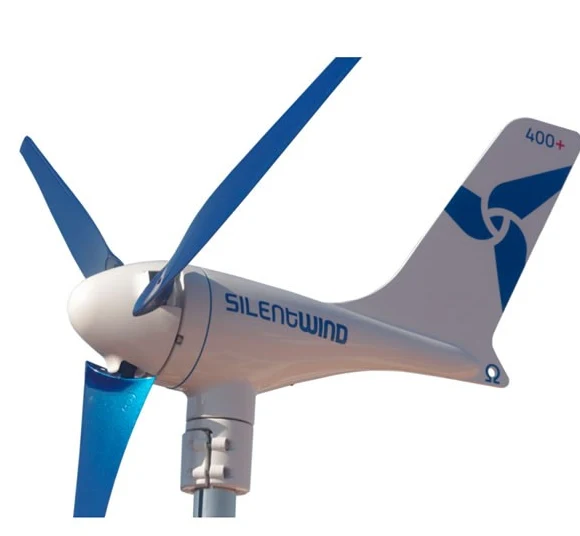 Silentwind Wind Turbine 400+ Watts 12/24/48 V w/ External Controller Hybrid for Wind and Solar