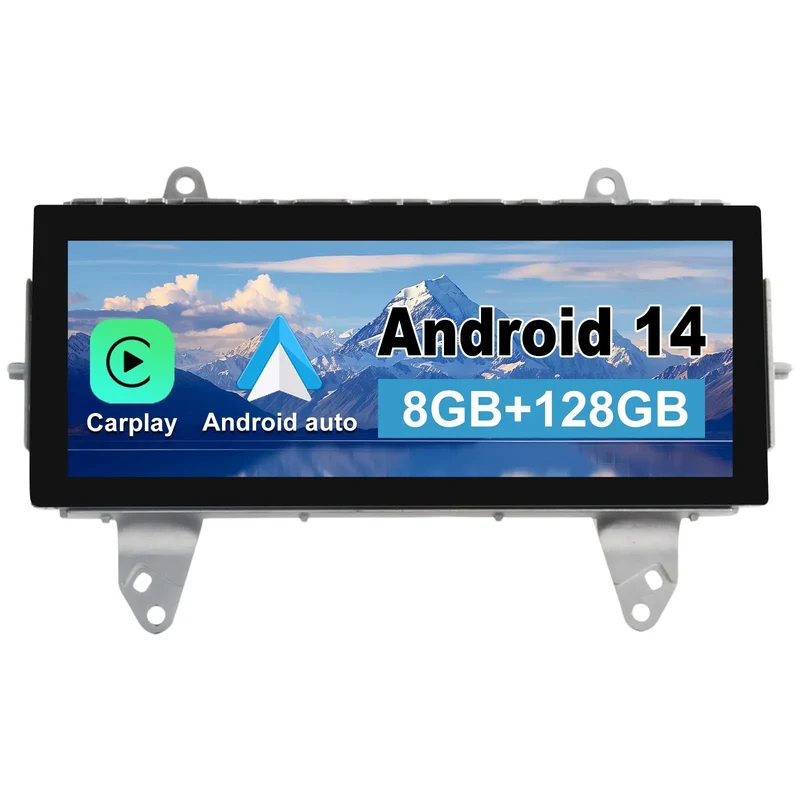 AWESAFE Autoradio Android 14 8.8'' Bildschirmfiir BMW MINI 2014-2017 mit NBT System 8GB+168GB 8 Core, Behalten Sie den originalen Lichtring und den originalen Autohalter