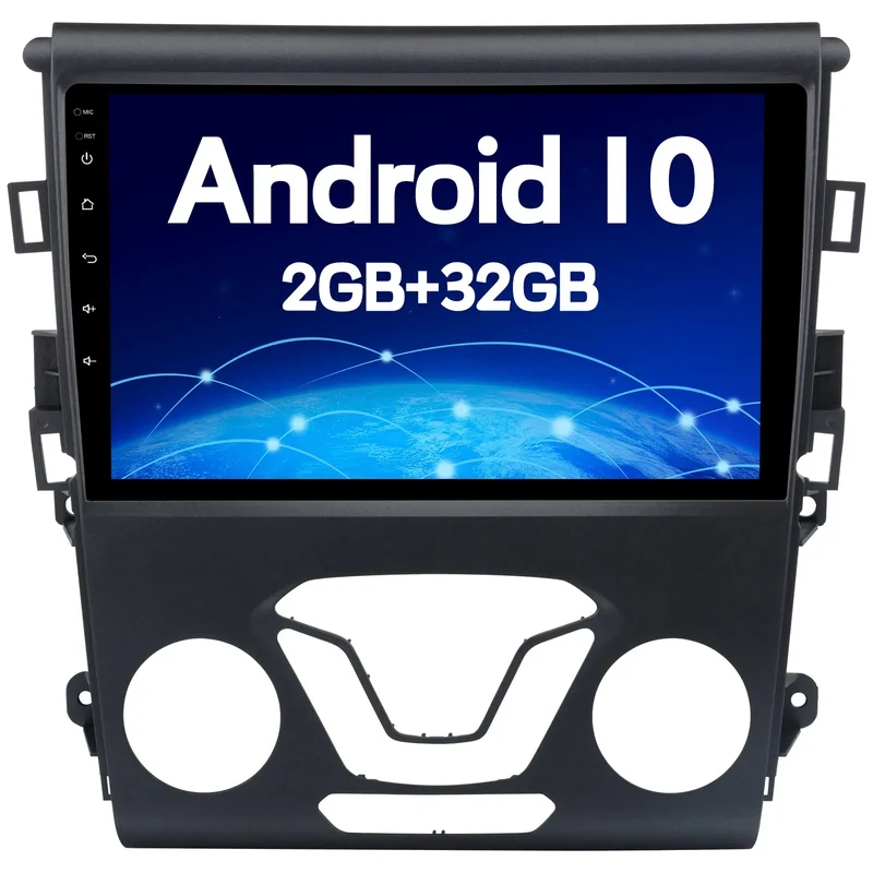 AWESAFE Android Radio de Coche 9 Pulgadas 2GB+32GB con Bluetooth/FM/RDS/Pantalla Espejo/DSP/GPS, CarPlay y Android Auto - Ford Mondeo 2013-2019