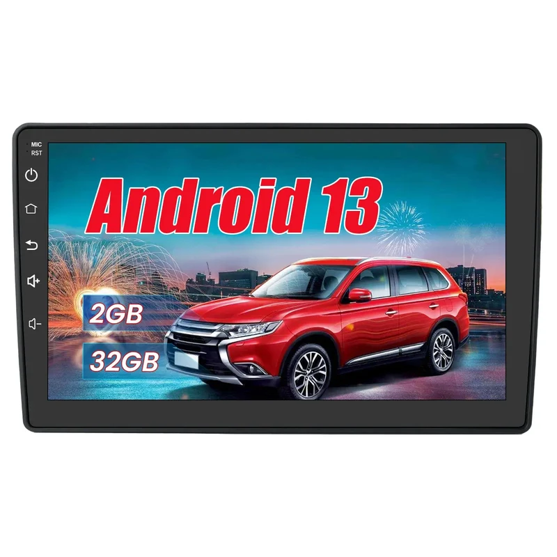 AWESAFE Android 13 Radio de Coche 9 Pulgadas 2GB+32GB con Bluetooth/DSP/FM/RDS, CarPlay y Android Auto Inalámbricos - Para Citroen C5 2008-2017
