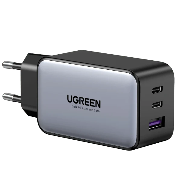 UGREEN Nexode 65W USB C GaN Charger-3 Ports Wall Charger