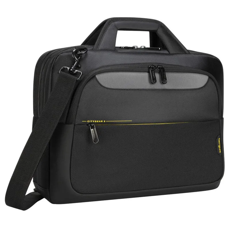 CityGear 15-17,3" Topload Notebook-Tasche – Schwarz