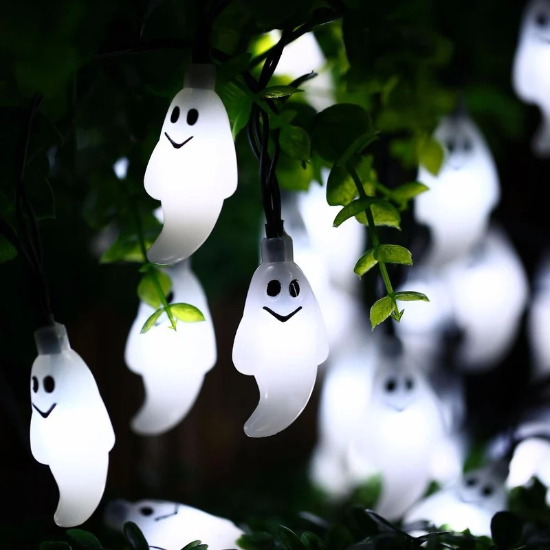 Halloween Solar String Lights 30 LED 15 Ft