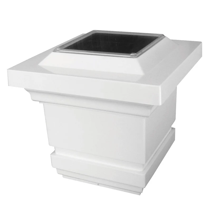 Classy PVC Solar Powered Post Cap 2 Count