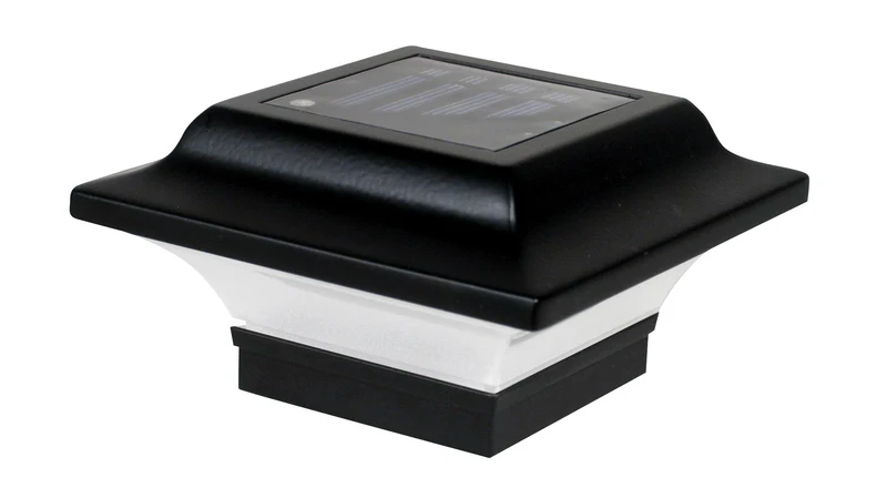 Imperial Solar Powered Fence Cap Post 2 Count