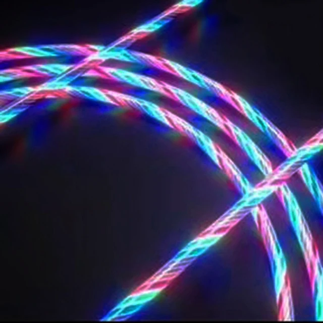 Flowing Light Magnetic Charging Cable