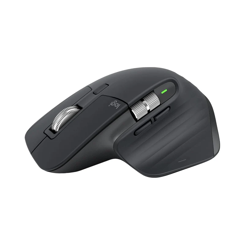 Logitech MX Master 3S Bluetooth Edition Wireless Mouse, No USB Receiver - Ultra-Fast Scrolling, Ergo, 8K DPI, Track on Glass, Quiet Clicks, Works with Apple Mac, Windows PC, Linux, Chrome - Graphite
