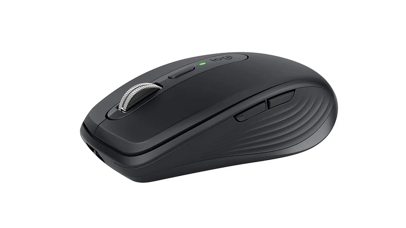 Logitech MX Anywhere 3S Compact Wireless Mouse, Fast Scrolling, 8K DPI Any-Surface Tracking, Quiet Clicks, Programmable Buttons, USB C, Bluetooth, Windows PC, Linux, Chrome, Mac - Graphite