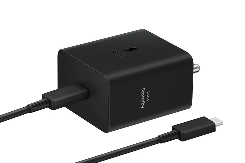 Samsung Original 45W Power Adapter with Type C to C Cable (1.8m), Compatible with Smartphone, Black (BRAND NEW/SEALED)