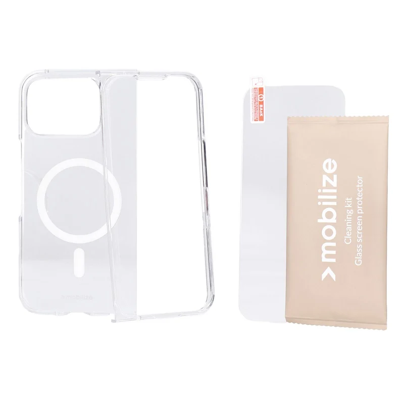 Mobilize Protection Pack passend für Google Pixel 9 Pro Fold Clear Case und Displayschutz
