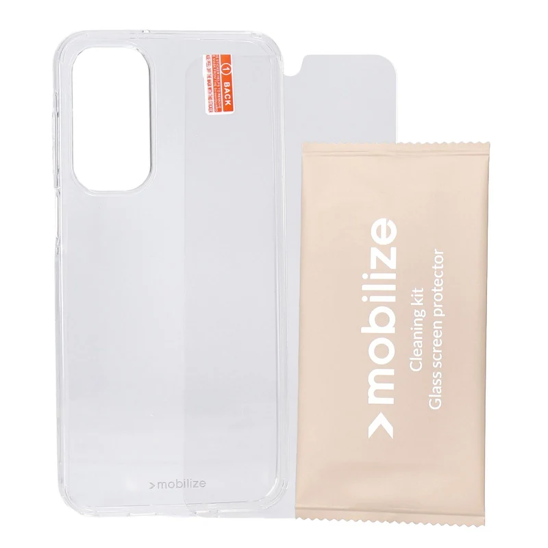 Mobilize Protection Pack passend für Samsung A16 Clear Case und Displayschutz