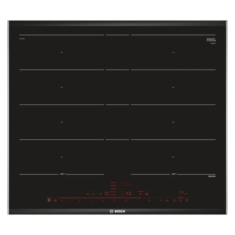Bosch Serie 8 PXY675DC1E Kochfeld Schwarz Integriert Zonen-Induktionskochfeld 4 Zone(n)