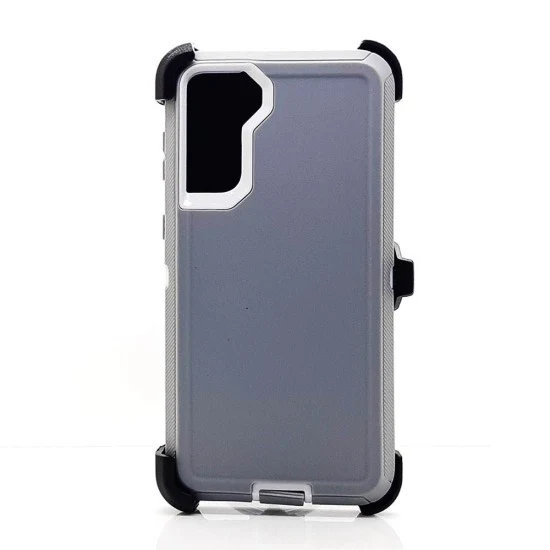 Defender Case w/ Clip For Samsung S22 Plus (grey)