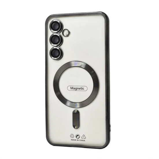 Electroplated Magsafe TPU Case for Samsung Galaxy S22 Plus (black)