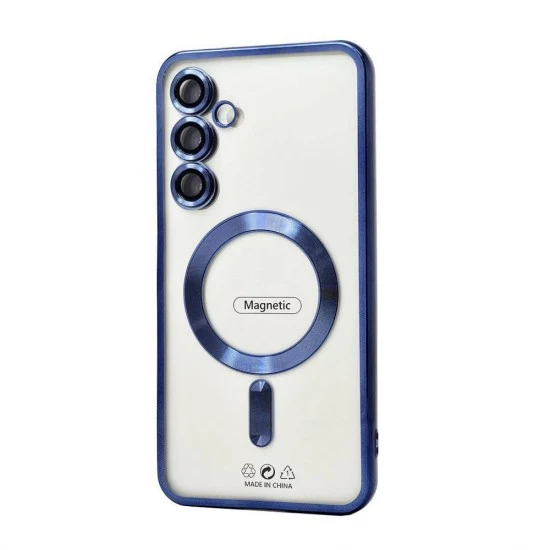 Electroplated Magsafe TPU Case for Samsung Galaxy S22 Plus (blue)