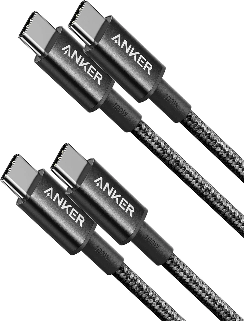 Anker USB C to USB C Cable (3.3FT, 2Pack)