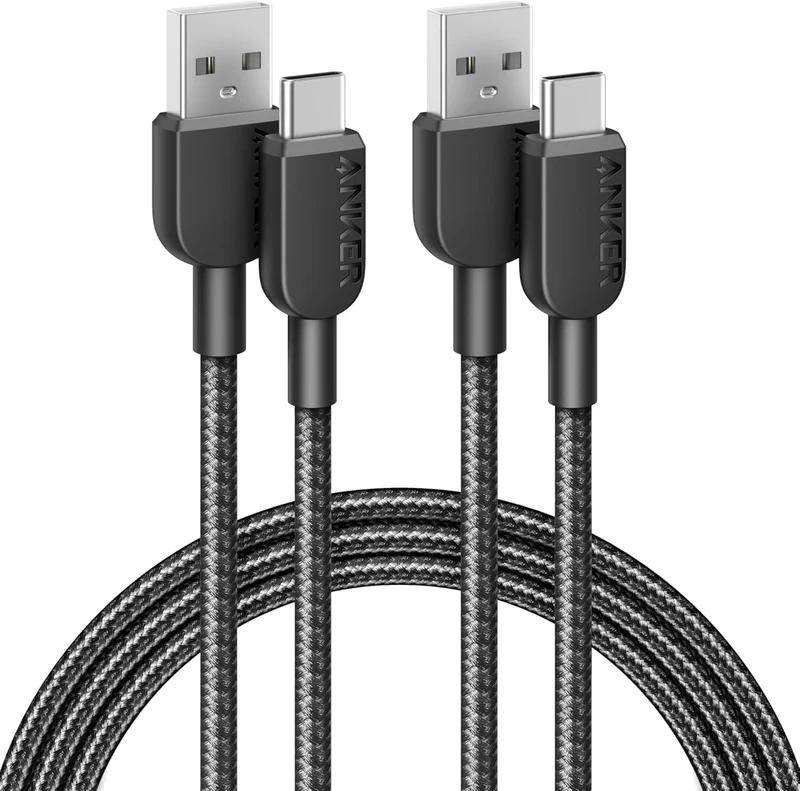 Anker USB C Charger Cable [2 Pack, 6ft], 310 Type C Charger Cable Fast Charging