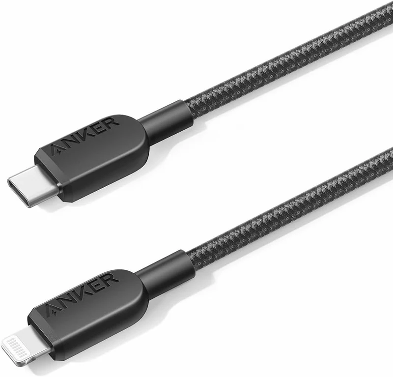 Anker USB C to Lightning Cable, 310 USB-C to Lightning Braided Cable(3ft, Black)
