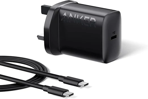 Anker USB C Plug, 25W USB C Charger with USB-C Cable
