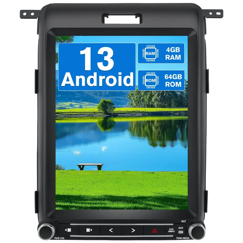 AWESAFE Android 13 Car Radio Stereo with Wireless CarPlay & Android Auto for Ford F150 - Qua 2013-2014