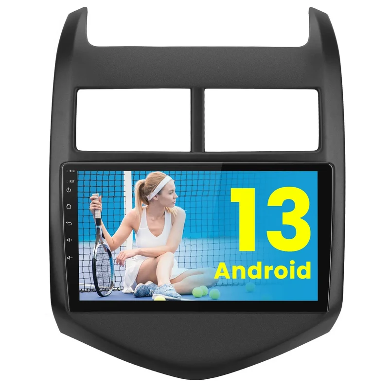 AWESAFE Car Radio Stereo with Wireless CarPlay & Android Auto GPS Bluetooth WiFi for Chevy Aveo So 2011-2015