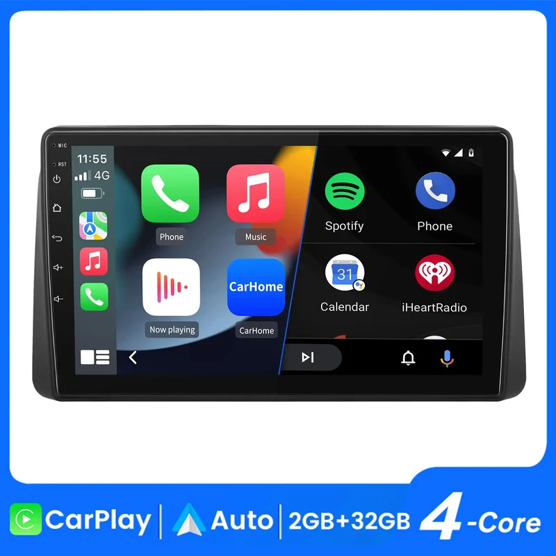 AWESAFE Android 13 Car Radio Stereo with Wireless CarPlay & Android Auto for Chrysler Town & Country - 2011