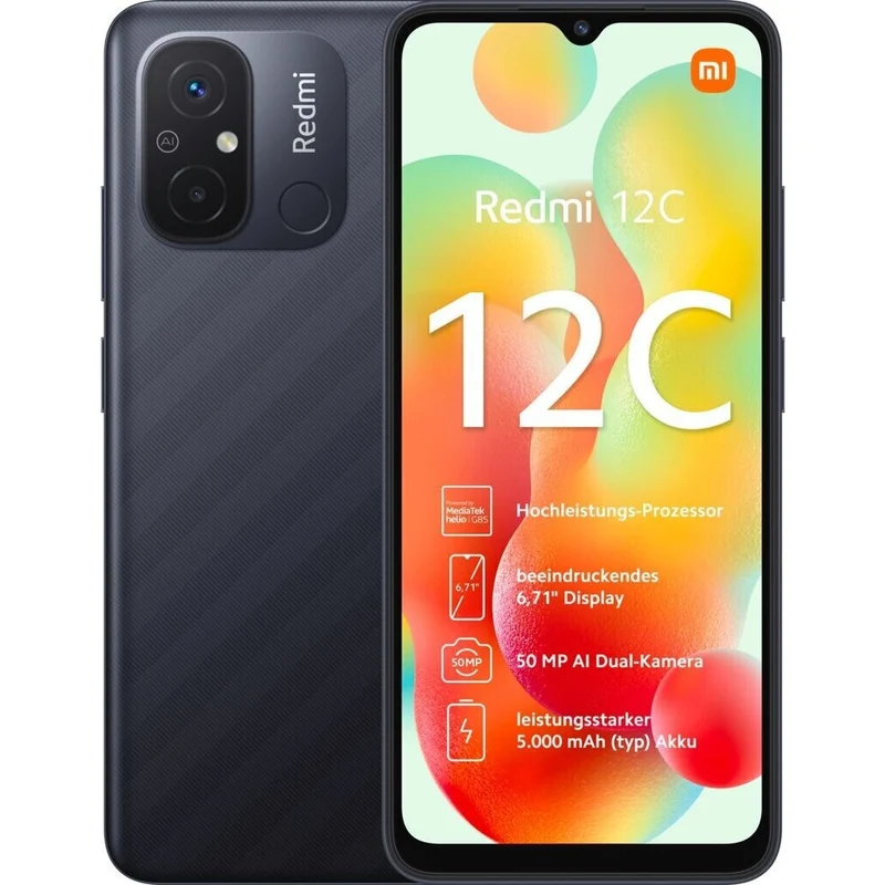 Xiaomi REDMI 12C 4G Dual-SIM 64GB Graphite Grey *