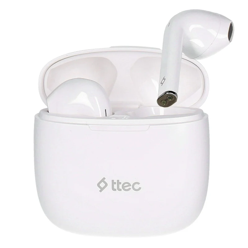 ttec Mode True Wireless Bluetooth Headset White