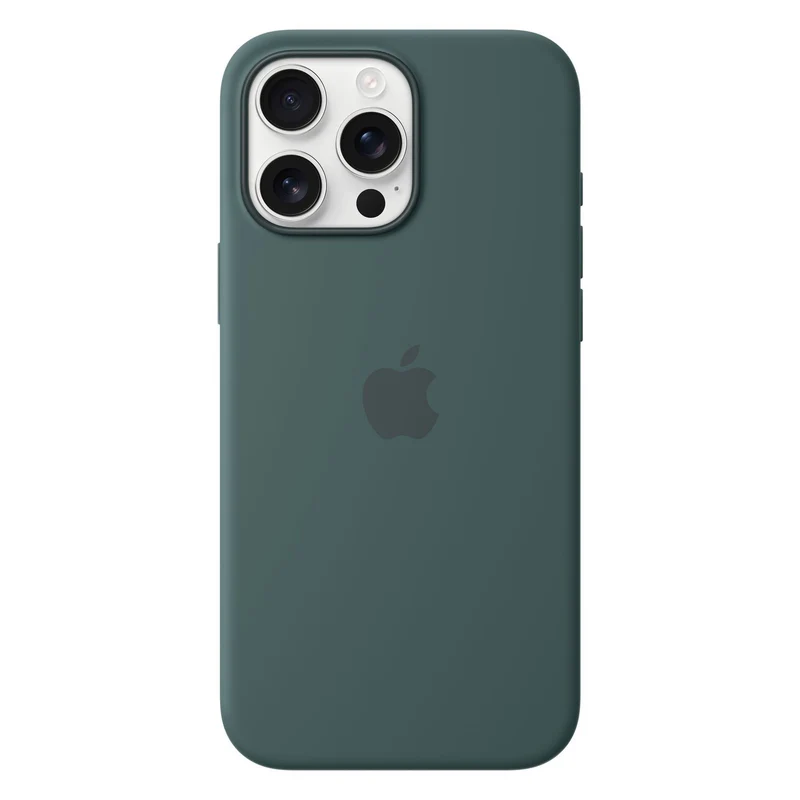 Apple Silikon Case mit MagSafe Seegrün passend für iPhone 16 Pro Max