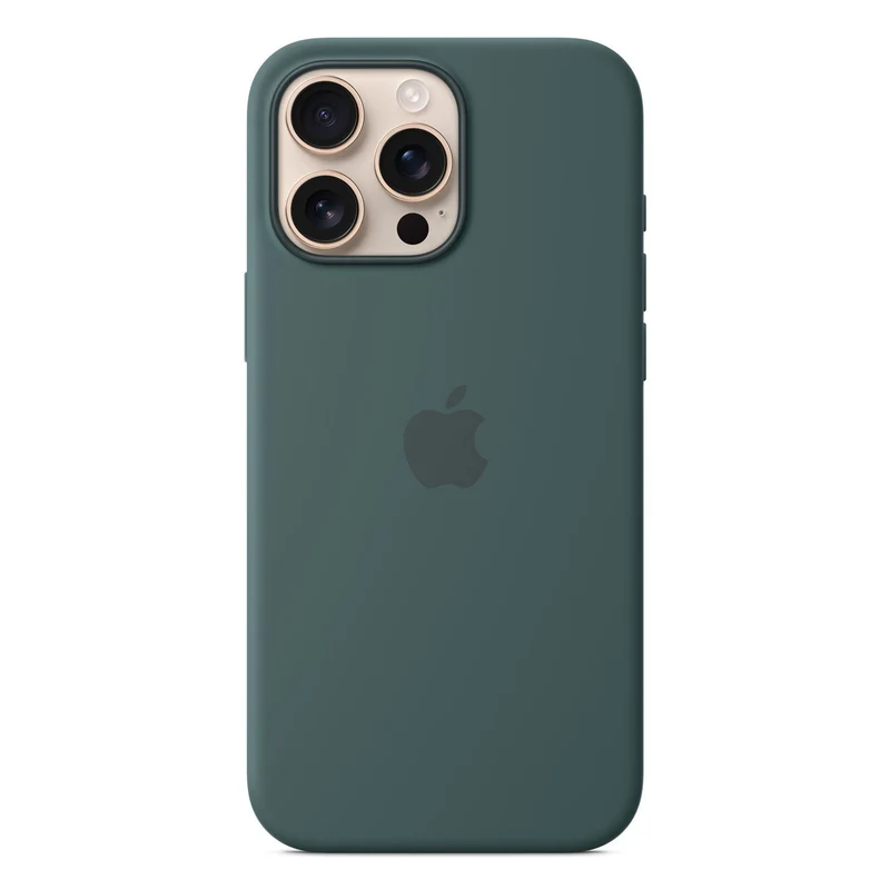 Apple Silikon Case mit MagSafe Seegrün passend für iPhone 16 Pro Max