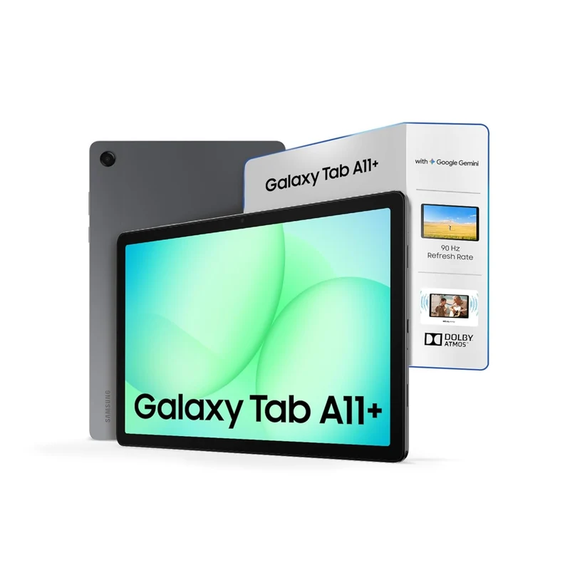 Samsung Galaxy Tab A11+, 27.82 cm (11 inch) Display, 8 GB RAM, 256 GB Storage, 90Hz Refresh Rate, AI with Google Gemini, Dolby Atmos, Quad Speakers