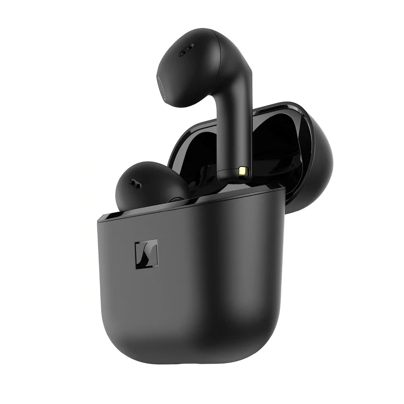 Sennheiser ACCENTUM Open True Wireless Earbuds-Smart Touch Controls, Lightweight & Breathable Design, Upto 28H Battery, Quick Charging, IPX4 Splash Resistance