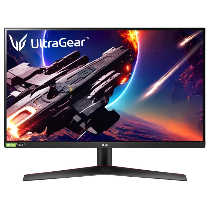 LG 27" (68cm) Ultragear™ QHD IPS Gaming Monitor (2560 x 1440), 1 MS, 144Hz, HDR 10, sRGB 99% (CIE1931), G-Sync Compatible, Freesync Premium, HDMI X 2, DP, HP Out 27GN800 (Black)