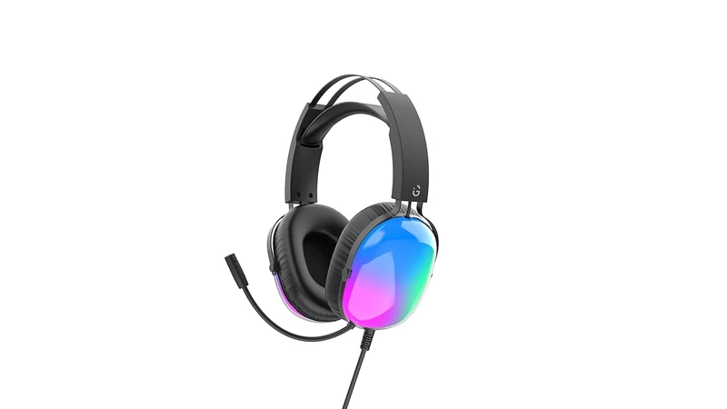 iGear Falcon Wired Gaming Headphone with Active Noise Cancellation(ANC)|RGB Headphone with 360° Mic|50mm Audio Driver|Mutijack 2m Wire|Univesally Compatible with iOS,Android,Windows,Xbox,Play Station