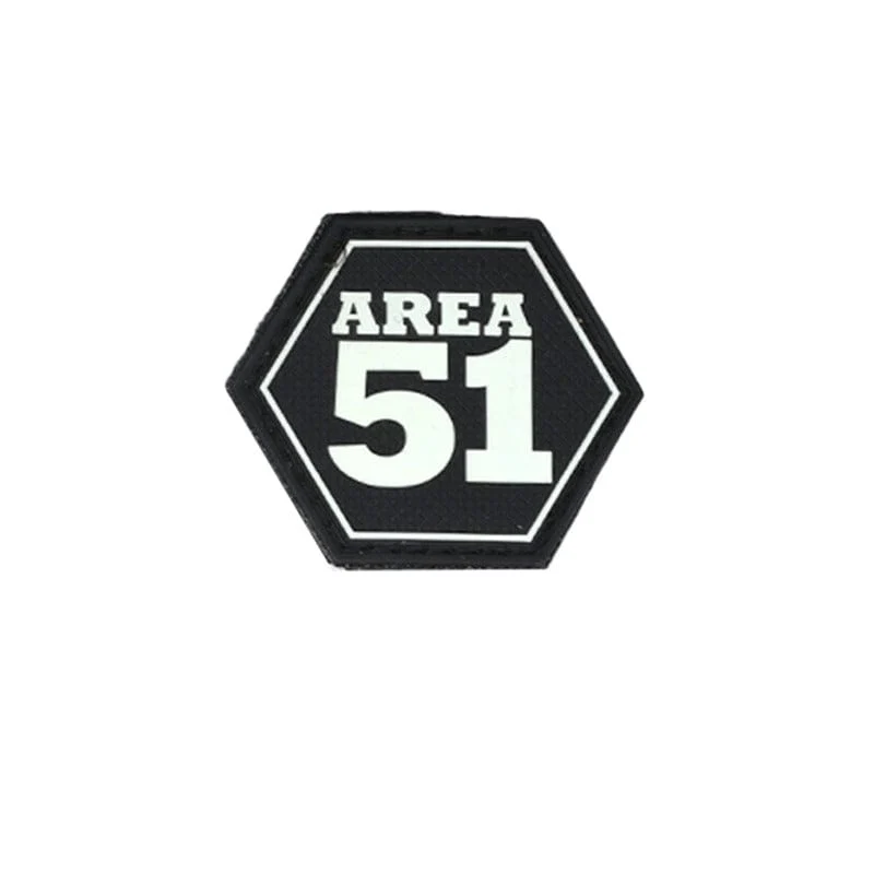 AREA 51 HEXAGON FireFighter Patch (4 x 4,7 cm)