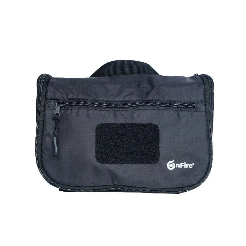 Outdoor Kulturtasche plus Spiegel und Karabinerhaken
