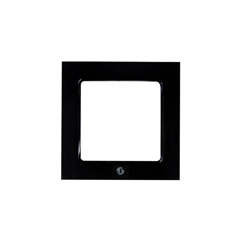Shelly Frame for Wall Switch Black