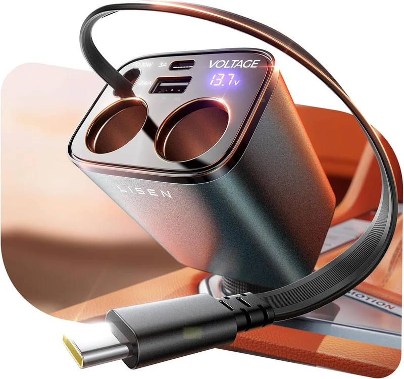 LISEN 5-in-1-Zigarettenanzünder-Splitter