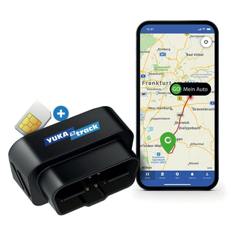 IoT YUKAtrack easyWire AIO GPS Car Tracker with SIM + Data Flat