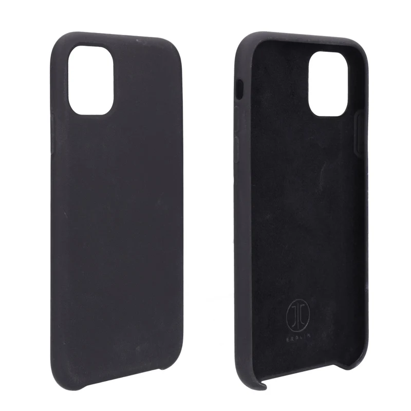 JT Berlin Steglitz Silikon BackCase Schwarz passend für Apple iPhone 11