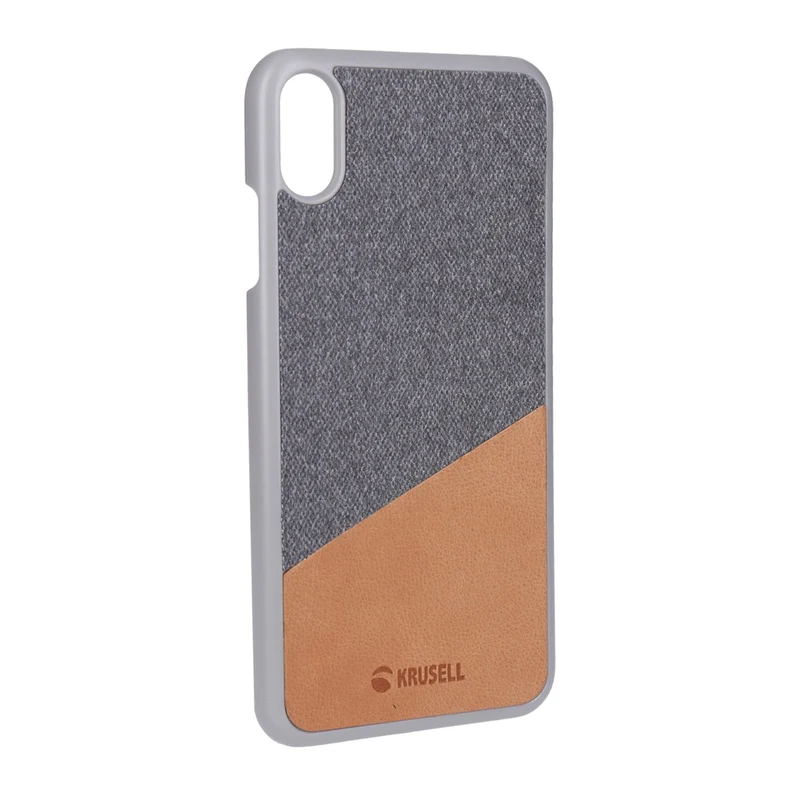 Krusell TANUM Cover mit Lederapplikaton passend für Apple iPhone XS Max